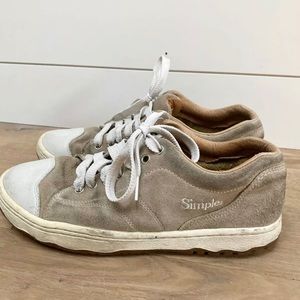 Vintage 90s Simple brand suede skater sneakers